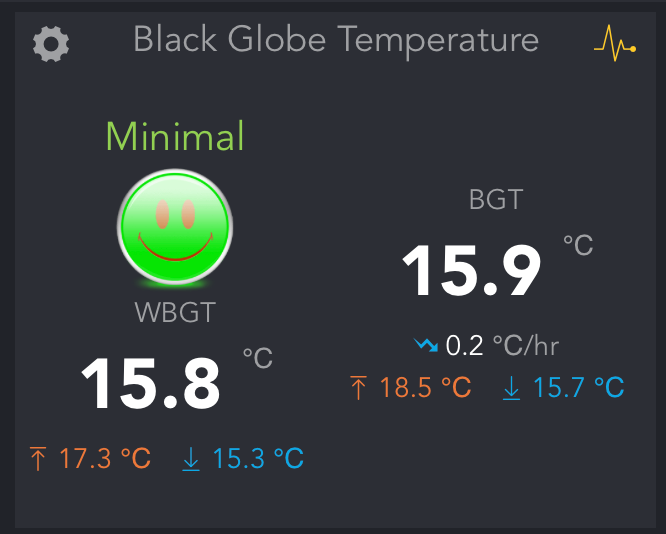 New Black Globe Temperature Sensor