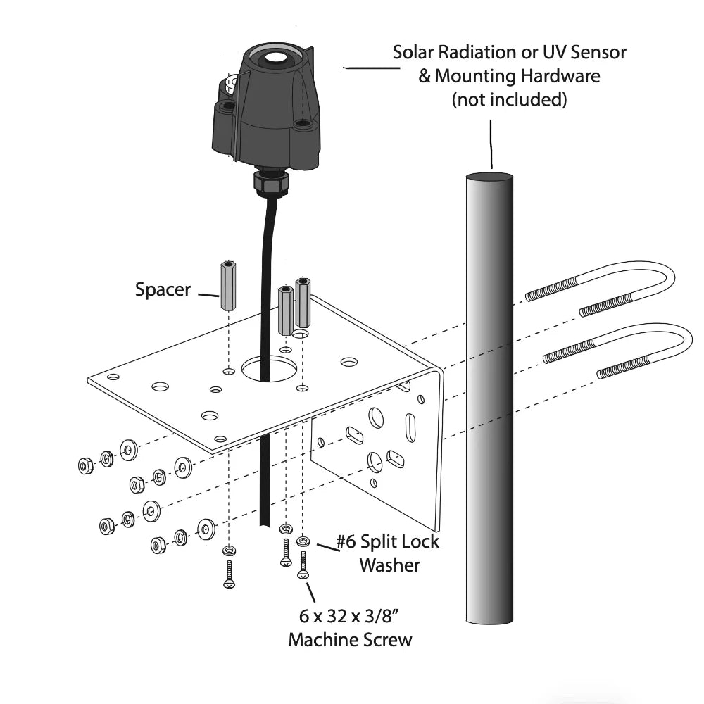 Sensor mounting hardware for 6670