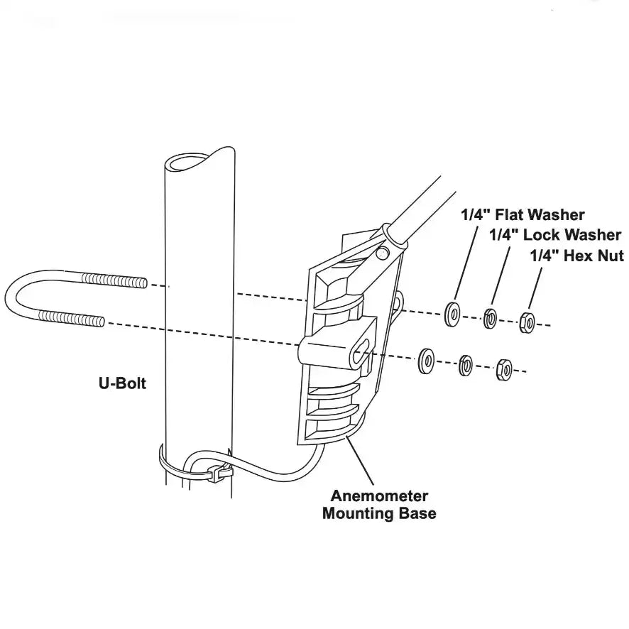 weather-spares-uk.myshopify.com- Davis Vantage Pro2 Anemometer Mounting Base 7342.235