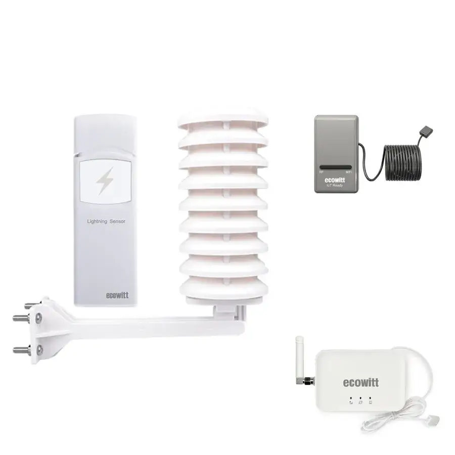 Ecowitt Gateway with WH57 Lightning Sensor_weatherspares_co_uk