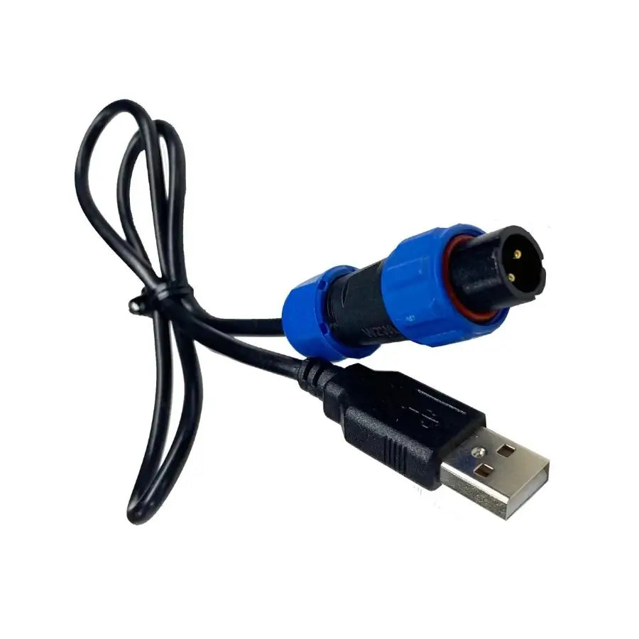 A black USB cable with a blue and black SD13 connector, shown on a plain white background.