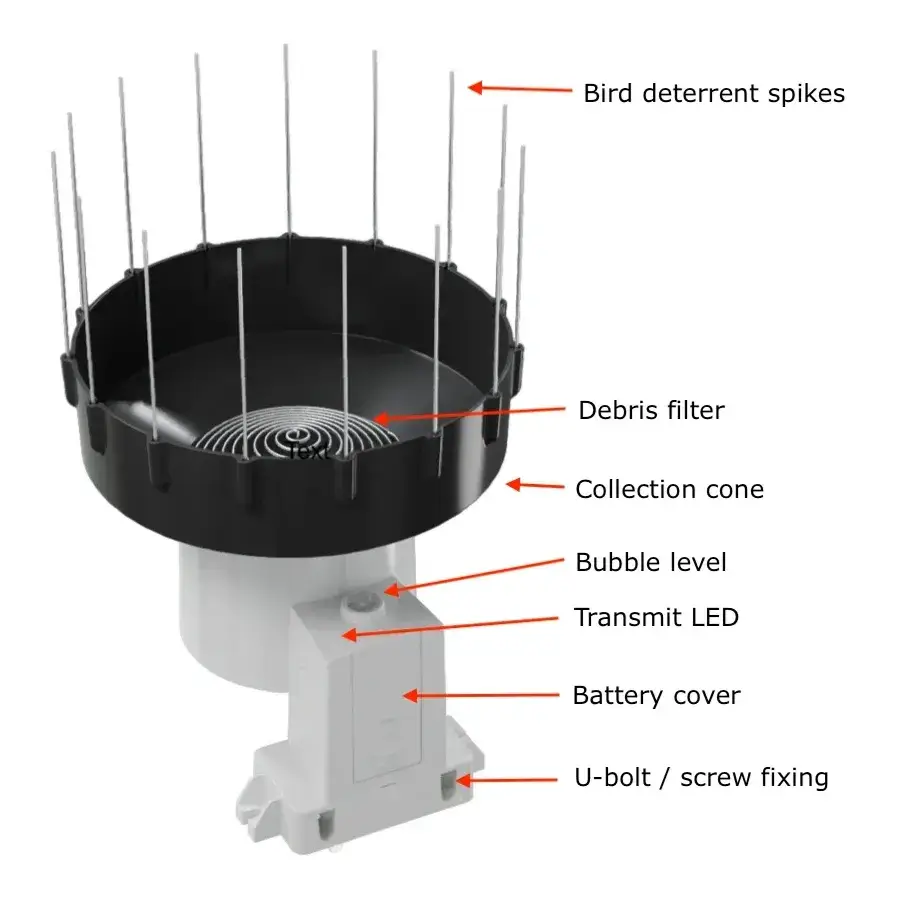 Ecowitt WH40H WiFi Rain Gauge & WiFi Gateway_weatherspares_co_uk