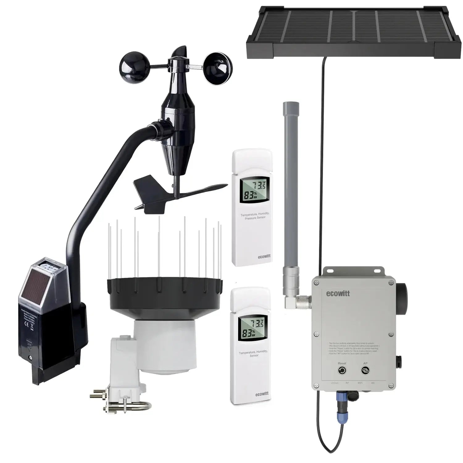 Ecowitt WittField Plus 4G Mobile Solar Weather Station (3 models)